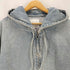 ザラ ZARA ウォッシュド フーデッド ジャケット メンズ XL