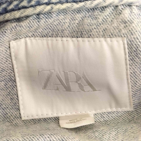 ザラ ZARA ウォッシュド フーデッド ジャケット メンズ XL