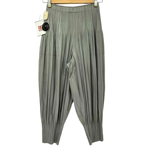 プリーツプリーズイッセイミヤケ PLEATS PLEASE ISSEY MIYAKE FLUFFY BASICS フラッフィー ベーシック プリーツ サルエル パンツ レディース JPN:2