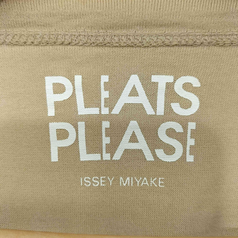 プリーツプリーズイッセイミヤケ PLEATS PLEASE ISSEY MIYAKE オーバーシルエット クルーネック カットソー 長袖 レディース