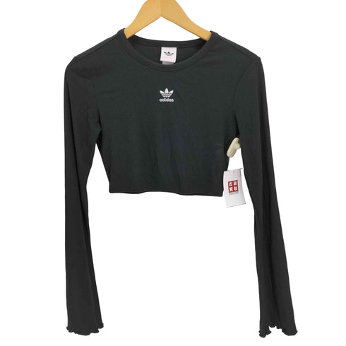 アディダスオリジナルス adidas Originals エッセンシャルズ スカラップ エッジ長袖Tシャツ レディース JPN:M