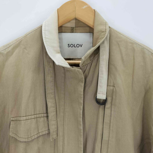 ソロヴ SOLOV 切替 ダブルジップ ジャケット レディース 1