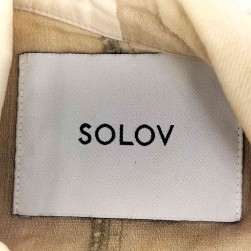 ソロヴ SOLOV 切替 ダブルジップ ジャケット レディース 1