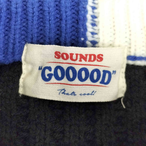 SOUNDS GOOOOD サウンズグッド パッチワークステッチリメイクニット メンズ ONE SIZE