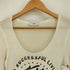 ディーゼル DIESEL FOR SUCCESSFULLIVING ONLY THE BRAVE レーヨン混 ビーズ刺繍 長袖 Tシャツ レディース S