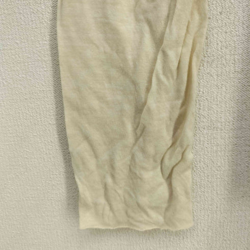 ディーゼル DIESEL FOR SUCCESSFULLIVING ONLY THE BRAVE レーヨン混 ビーズ刺繍 長袖 Tシャツ レディース S