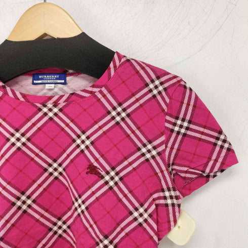 バーバリーブルーレーベル BURBERRY BLUE LABEL ノバチェックカットソー 半袖 Tシャツ レディース import:M