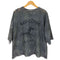 ザラ ZARA ダメージ加工 オープンニット 半袖Tシャツ メンズ XL