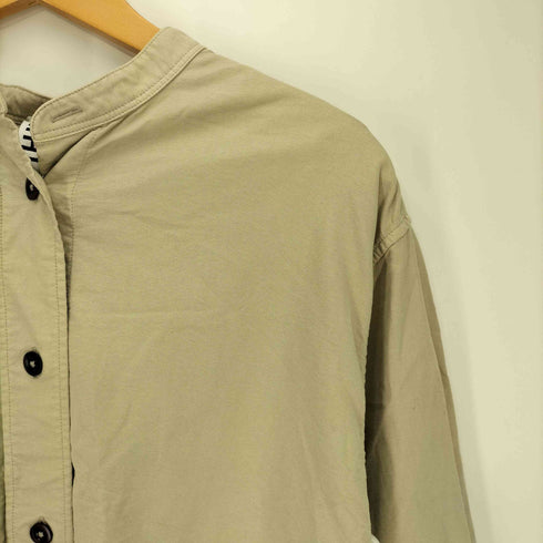 エムエイチエル MHL. SOFT HOPSACK ノーカラー シャツ レディース JPN:2