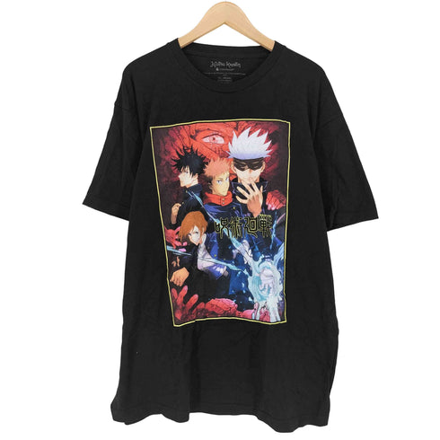 アニメ プリント 半袖 Tシャツ メンズ XL