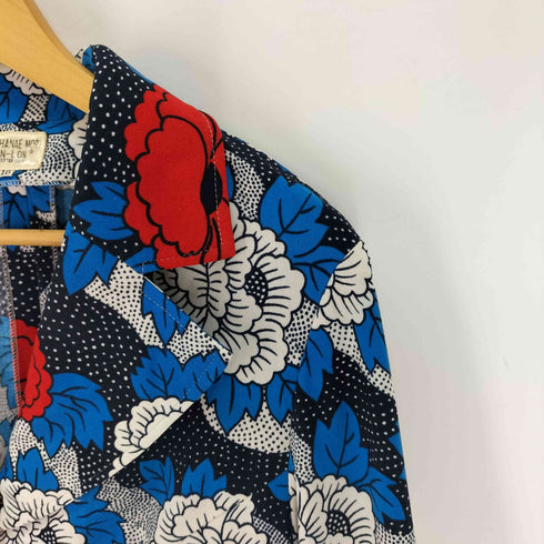 ハナエモリ HANAE MORI 花柄 3B シングルテーラードジャケット レディース UK:10