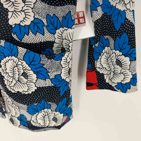 ハナエモリ HANAE MORI 花柄 3B シングルテーラードジャケット レディース UK:10