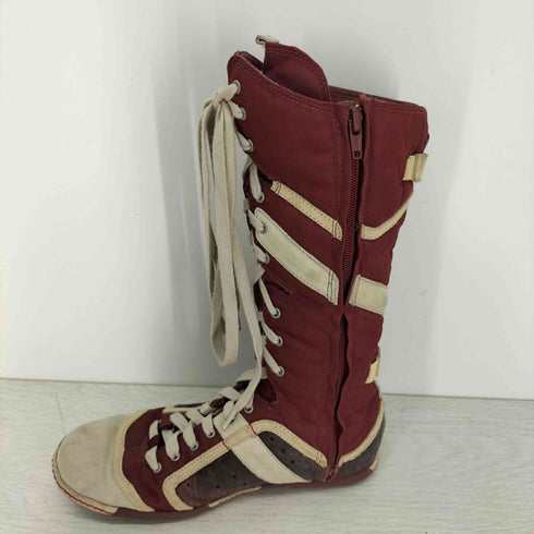 ディーゼル DIESEL レースアップ ハイカット ボクシングブーツ レディース JPN:24.5