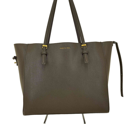 チャールズアンドキース CHARLES&KEITH SANSA サンサ クラシック ダブル ハンドル トートバッグ レディース