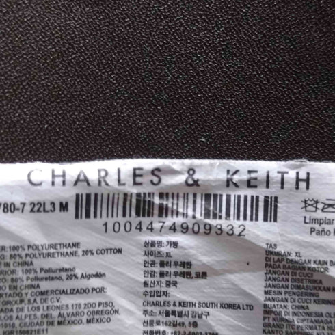 チャールズアンドキース CHARLES&KEITH SANSA サンサ クラシック ダブル ハンドル トートバッグ レディース