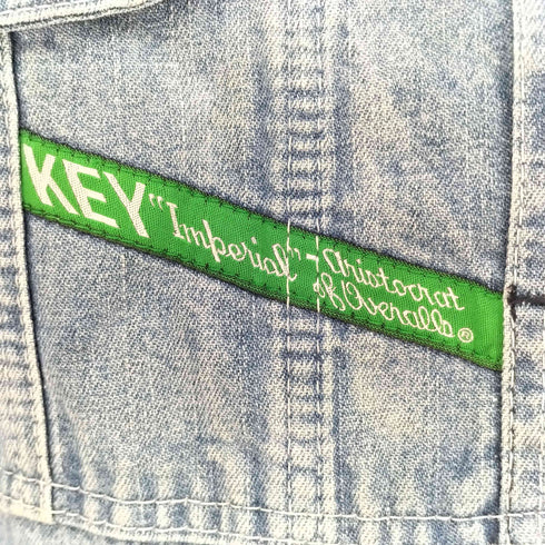 キーインペリアル Key IMPERIAL 90S デニム オーバーオール メンズ