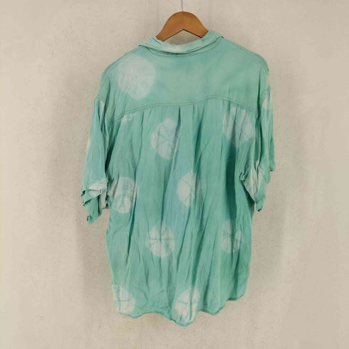 URGENT FASHION 80s レーヨン オープンカラーシャツ レディース M