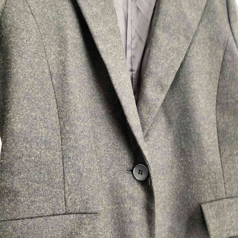 レキップヨシエイナバ LEQUIPE YOSHIE INABA cashmere カシミヤ混 1B テーラードジャケット レディース 11