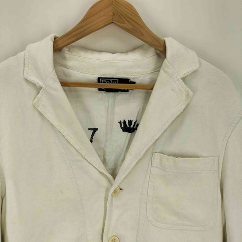 ポロバイラルフローレン Polo by RALPH LAUREN 90S S.A 73780 57 コットン 3ポケット 3B シングルブレストジャケット メンズ import:L