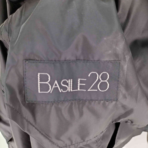 バジーレヴェントット BASILE28 ポリウレタンコーティング ナイロン トレンチコート レディース EUR:42