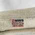 MWS ORIGINAL BRAND プリント 前Vガゼット クルーネック スウェット トレーナー メンズ M