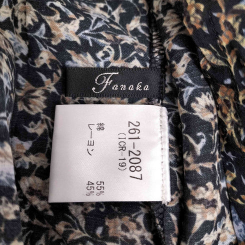 Fanaka 小花プリントシアーワンピース レディース