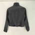 90S OLD Lamb Leather 羊革 ラムレザー アシンメトリー ジップ シングル クロップド ライダース ジャケット ブラック レディース