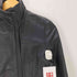 90S OLD Lamb Leather 羊革 ラムレザー アシンメトリー ジップ シングル クロップド ライダース ジャケット ブラック レディース