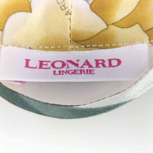 レオナール LEONARD 花柄 シルク ガウン レディース 40