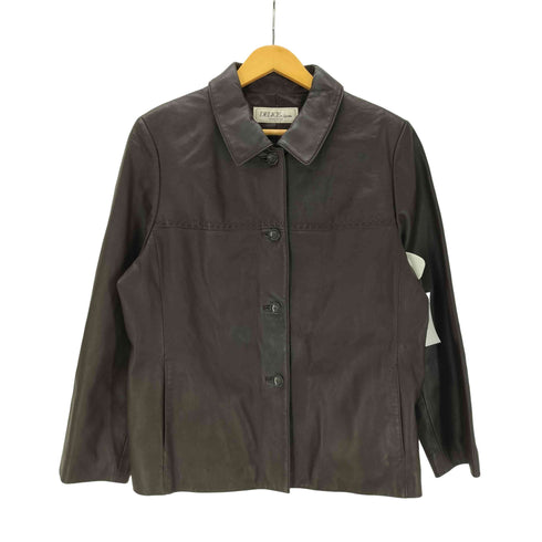 90S OLD MADE IN ITALY Lamb Leather イタリア製 羊革 ラムレザー ジャケット レディース