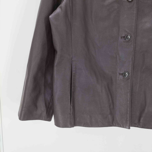 90S OLD MADE IN ITALY Lamb Leather イタリア製 羊革 ラムレザー ジャケット レディース