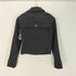 アルマーニジーンズ ARMANI JEANS MADE IN ITALY NAPOLEON イタリア製 ナポレオン クロップド ダブル ライダース ジャケット ブラック Y2K レディース EUR:38