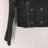 アルマーニジーンズ ARMANI JEANS MADE IN ITALY NAPOLEON イタリア製 ナポレオン クロップド ダブル ライダース ジャケット ブラック Y2K レディース EUR:38