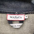 マックスアンドコー MAX&CO. MADE IN ITALY イタリア製 デニム 異素材 切り替え ダブル ジップ ドライバーズ ニット ジャケット LAMPO ジップ レディース import:M