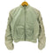 ダナキャランニューヨーク DKNY 90-00S OLD グラデーション カラー シャーリング ギャザー デザイン クロップド ボンバー ジャケット Y2K Archive アーカイブ レディース US:4