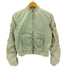 ダナキャランニューヨーク DKNY 90-00S OLD グラデーション カラー シャーリング ギャザー デザイン クロップド ボンバー ジャケット Y2K Archive アーカイブ レディース US:4