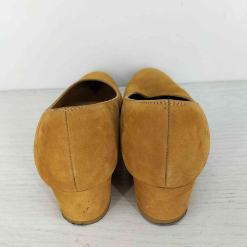 チェンバー CHEMBUR スエード チャンキーヒール パンプス レディース 36 1/2