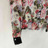 ディーアンドジードルチェアンドガッバーナ D&G DOLCE&GABBANA イタリア製 花柄 レギュラカラー シルク シャツ レディース 28/42