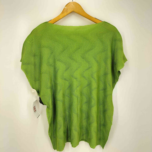 ミーイッセイミヤケ me ISSEY MIYAKE 26SS WAVE KNIT STRETCH PLEATS プリーツ ニット レディース ONE SIZE