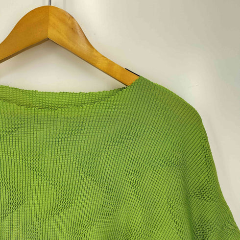 ミーイッセイミヤケ me ISSEY MIYAKE 26SS WAVE KNIT STRETCH PLEATS プリーツ ニット レディース ONE SIZE