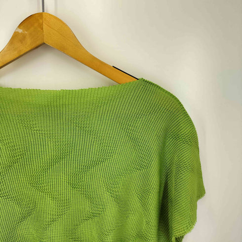 ミーイッセイミヤケ me ISSEY MIYAKE 26SS WAVE KNIT STRETCH PLEATS プリーツ ニット レディース ONE SIZE