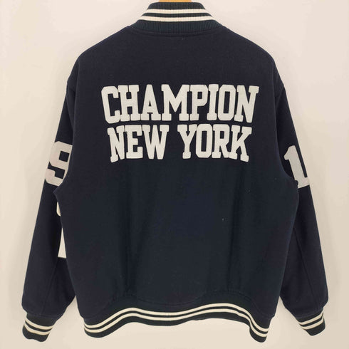 チャンピオン Champion U.S.A ワッペン 裏地キルティング アワードジャケット スタジャン メンズ import:L
