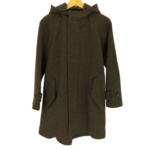 ズッカ ZUCCa 09AW アルパカ混 ウール フーデッド コート メンズ JPN:M