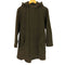 ズッカ ZUCCa 09AW アルパカ混 ウール フーデッド コート メンズ JPN:M