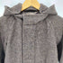 ズッカ ZUCCa 09AW アルパカ混 ウール フーデッド コート メンズ JPN:M