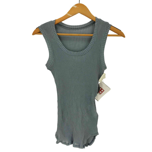 マメクロゴウチ Mame Kurogouchi 26SS Mercerized Cotton Rib Jersey Sleeveless Top マーセライズコットン リブ ジャージー スリーブレストップ レディース 1