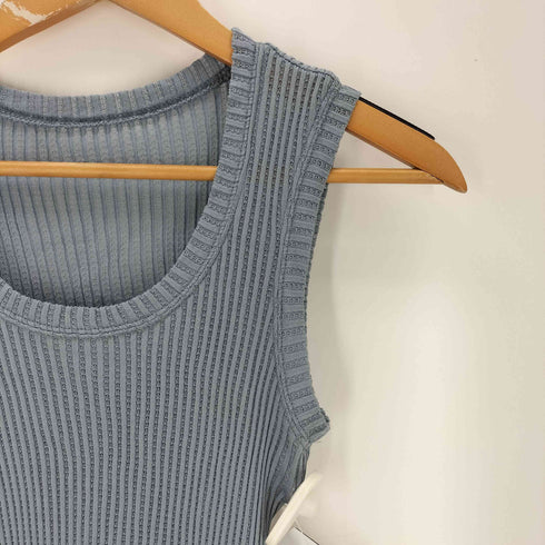 マメクロゴウチ Mame Kurogouchi 26SS Mercerized Cotton Rib Jersey Sleeveless Top マーセライズコットン リブ ジャージー スリーブレストップ レディース 1
