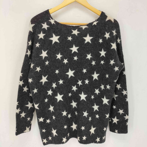 シュガーローズ Sugar Rose 星プリントVネックTOPS レディース FREE