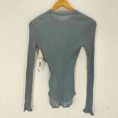 マメクロゴウチ Mame Kurogouchi 26SS Mercerized Cotton Rib Jersey Top マーセライズコットン リブ ジャージー トップ レディース 1