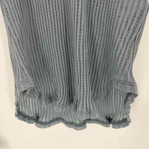 マメクロゴウチ Mame Kurogouchi 26SS Mercerized Cotton Rib Jersey Top マーセライズコットン リブ ジャージー トップ レディース 1